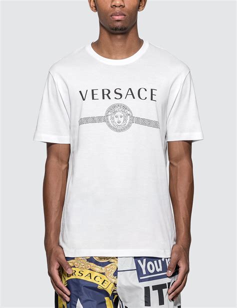 versace mens t shirt|versace collection men shirt white.